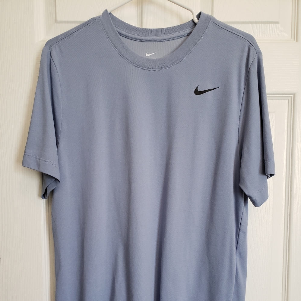 Nike Dri-Fit Light Blue Short Sleeve Tee Men's Med